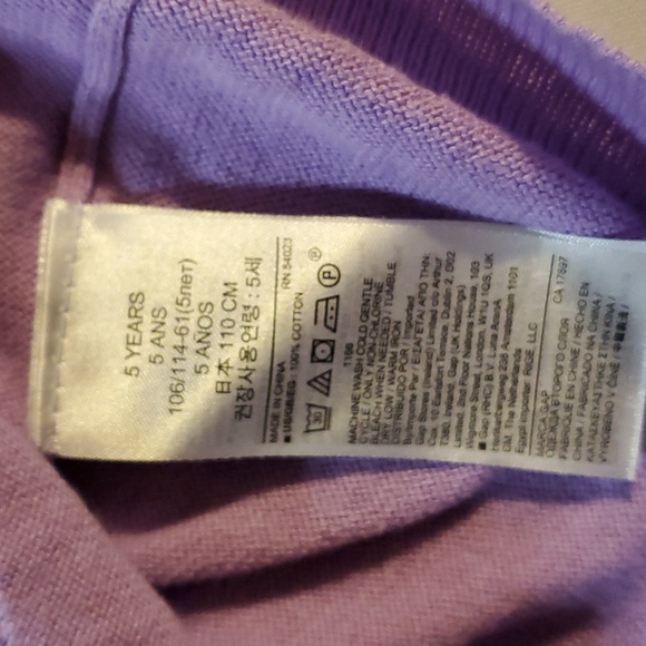 Girls 5t Penguin Sweater - Picture 2 of 2